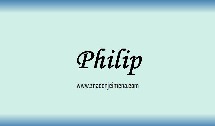 Philip Zna enje Imena