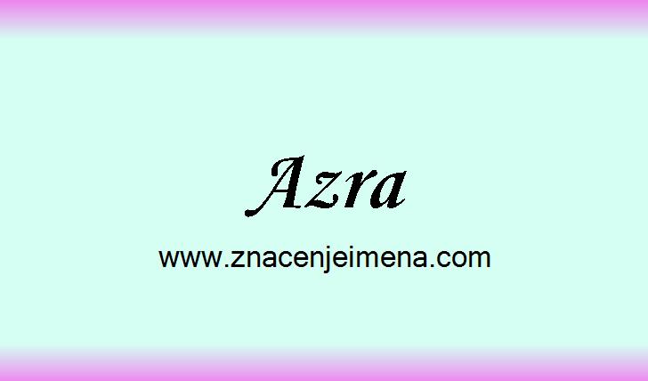 Azra Zna enje Imena